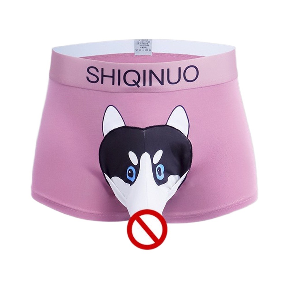 Boxer Shorts Modal - Erkek 3D Keseli Boxer Şort Sevimli